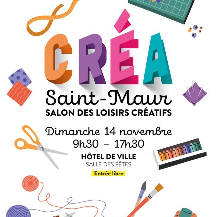 salon créa Saint Maur le salon des loisirs créatifs - dimanche 14 novembre 2021
